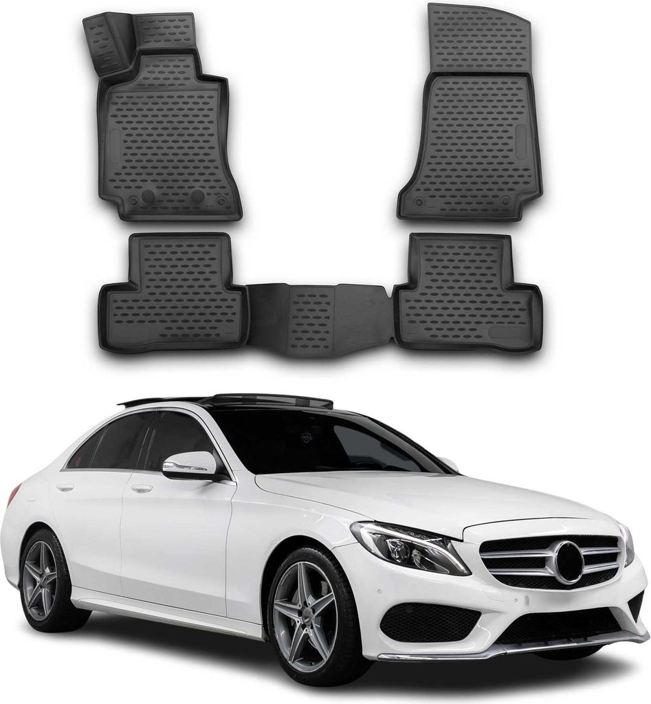 2014-2021 Mercedes triedy C W205 Podlahové rohože TPE Obrázok produktu 