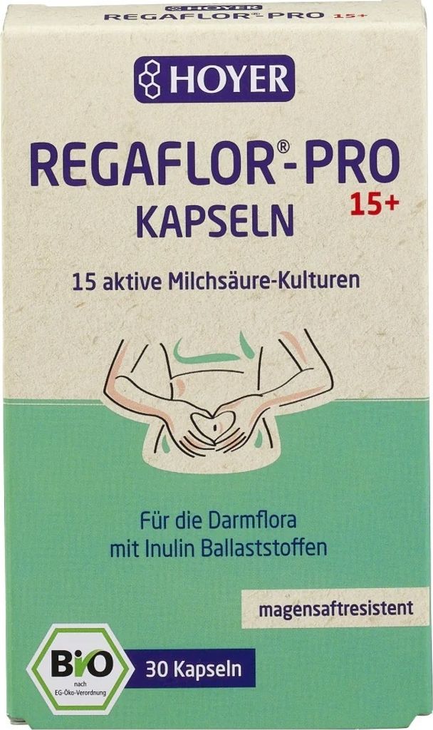 Hoyer REGAFLOR-PRO 15+ Kapseln  12g Produktbild 