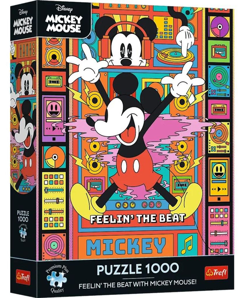 Puzzle da 1000 pezzi Disney "Segui il ritmo con Topolino" Immagine del prodotto 