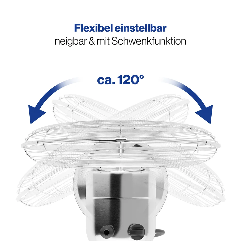 Ventilateur de table PC-VL 3062 M idéal pour rafraîchir bureau et chambre - 8