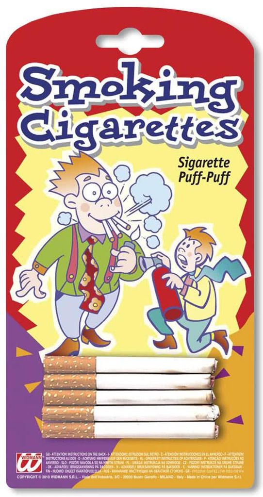 Scherzartikel Zigaretten Set mit Raucheffekt als Produktbild 