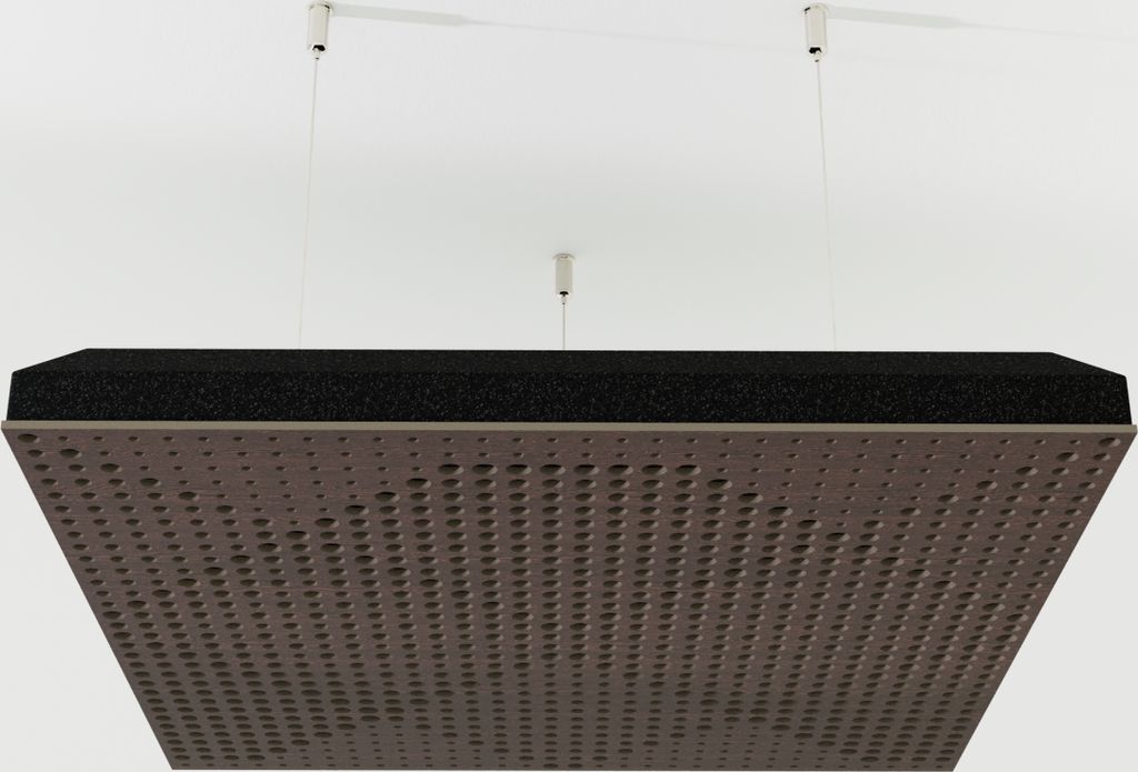 2-Stück Akustik Deckenpaneele «WILDS-C» mit Montageset | Absorption - Diffusion - Reflexion - Schalldämmung - Isolierung | Acoustic Cloud Panel...
