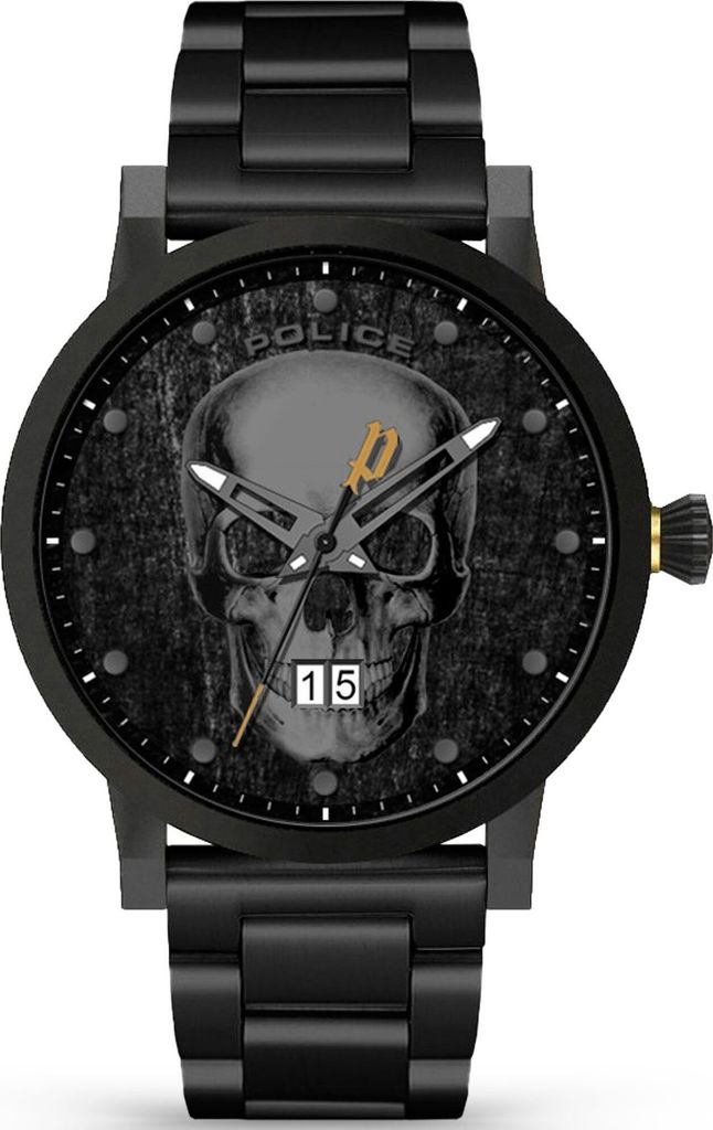 Police PL.15404JSB/02MA Herren-Armbanduhr, Metall-Armband Produktbild 