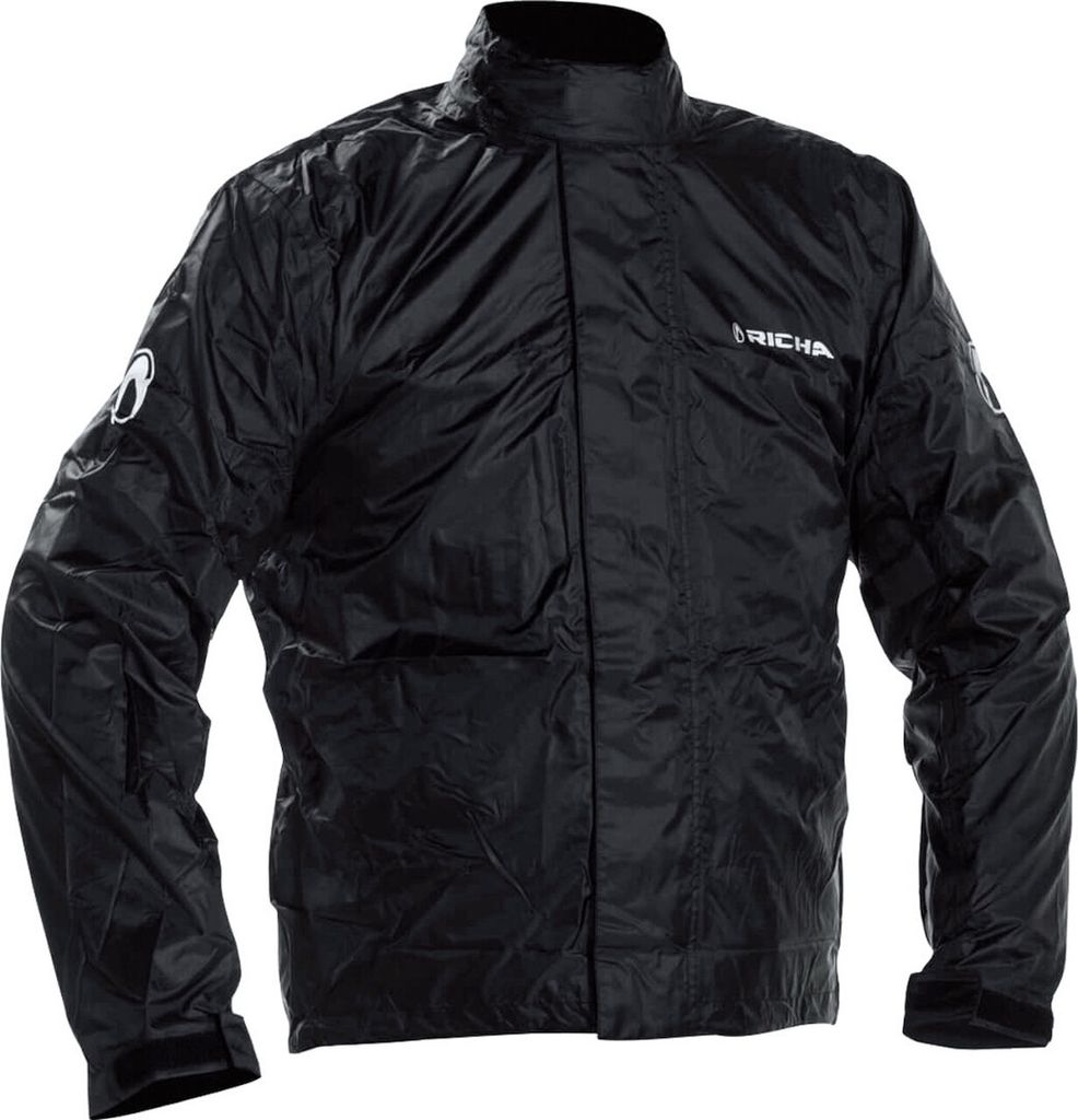 Richa Rainvent Motorrad Regenjacke, schwarz, 2XL