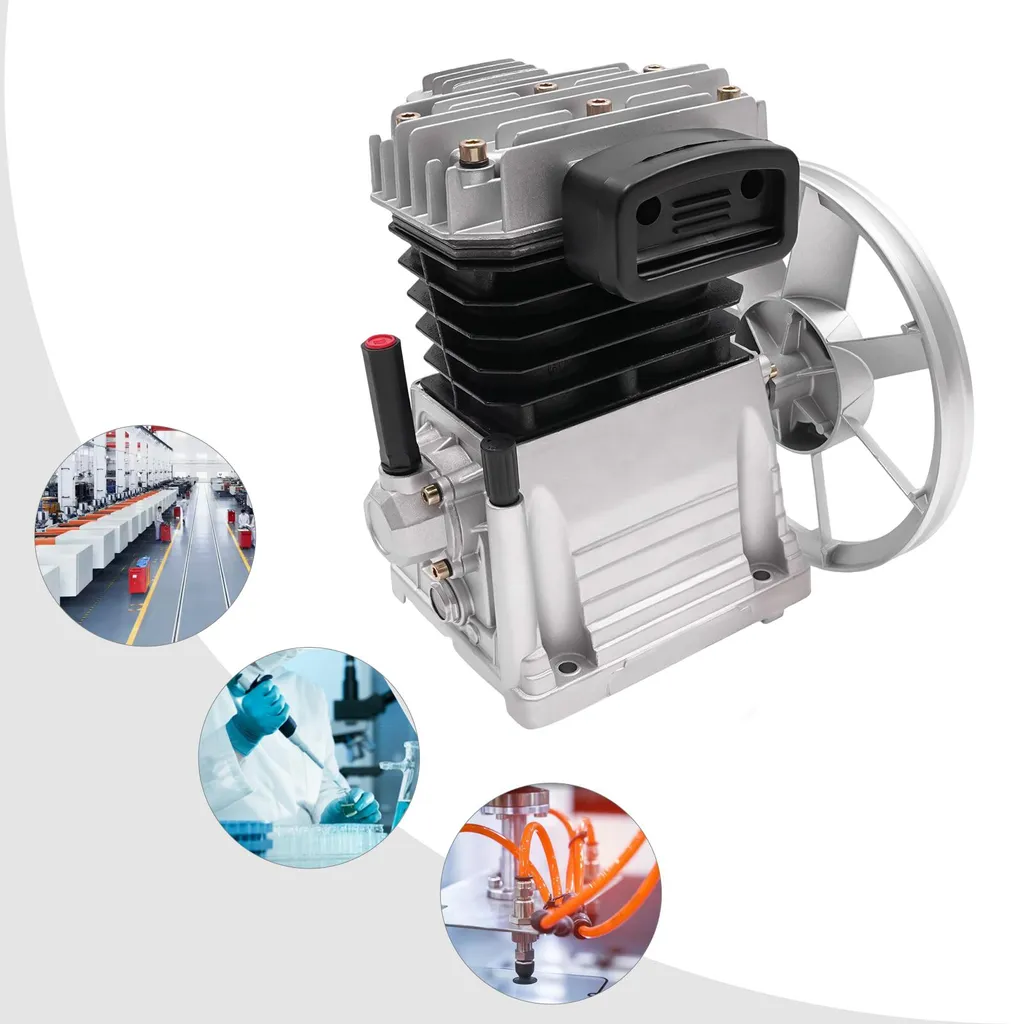 Tête de compresseur d'air 3HP argenté haute performance - Modèle TX-30