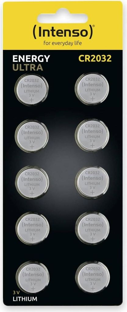 Intenso Knopfzelle, Energy Ultra, CR2032, 10er Blister