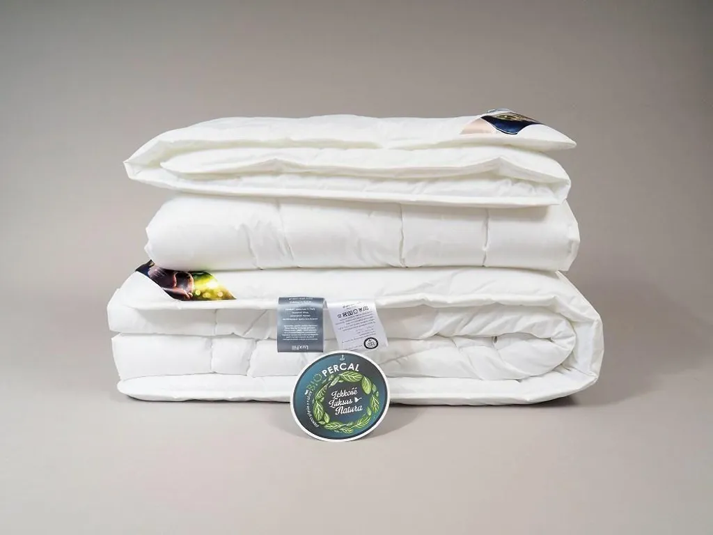 Coperta Anallergica AMZ 155x200 BioPercal 100% Cotone | Tutto l'Anno - 3