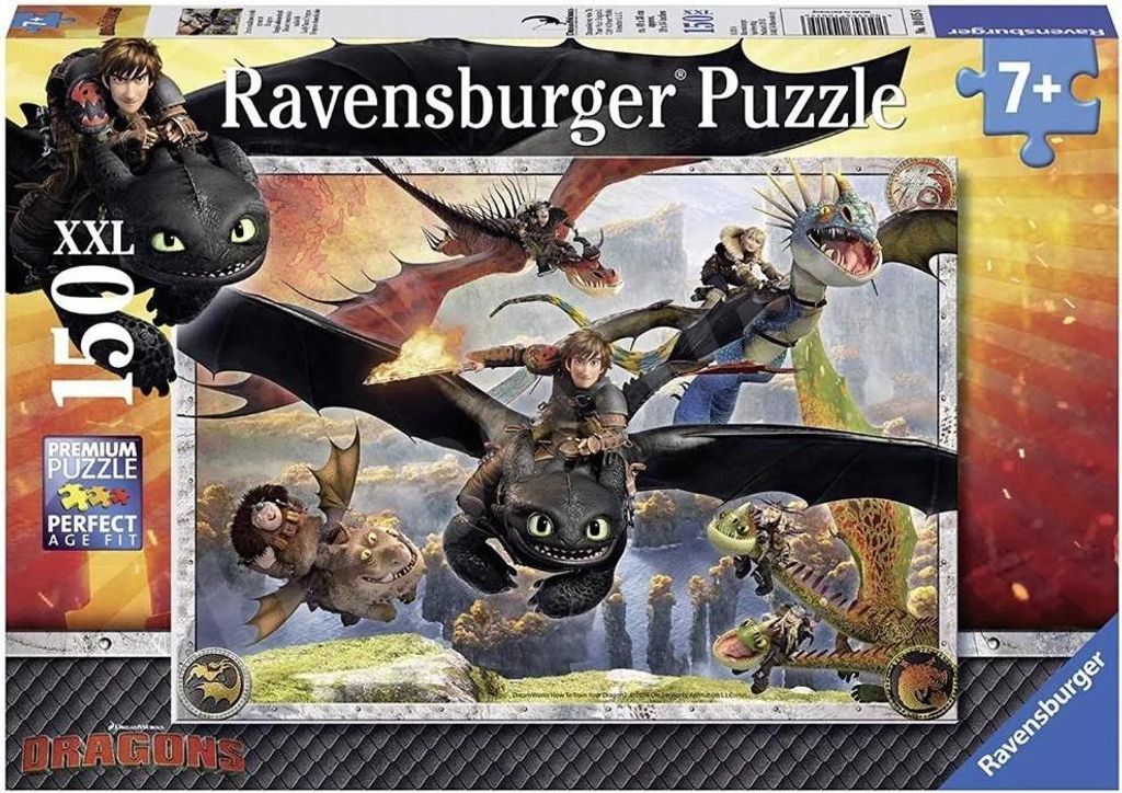 Ravensburger Puzzle Xxl 150 Elementów Jak Wytresować Smoka Zdjęcie produktu 
