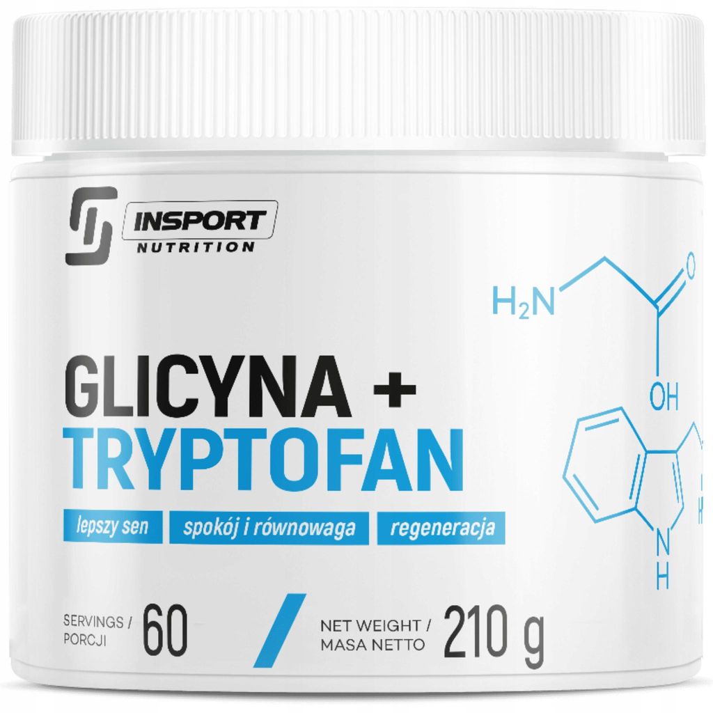 Glycin + Tryptophan 210 g für Schlaf Nervensystem Stress Muskeln