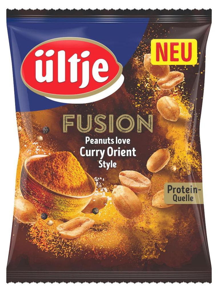 Ültje Fusion Curry Orient Style ziarna orzeszków ziemnych o Zdjęcie produktu 