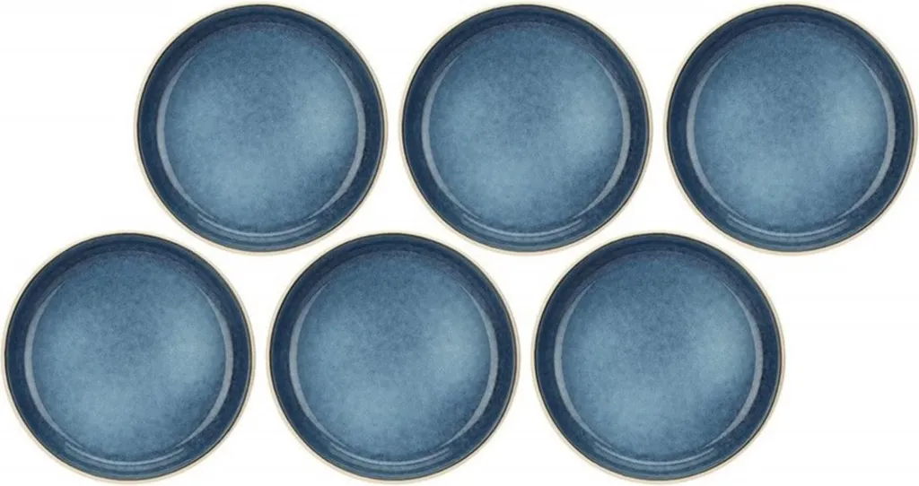 Rose&Tulipani Arpeggio U20179112D28Z - Set 6 Piatti Fondi Alta Qualità