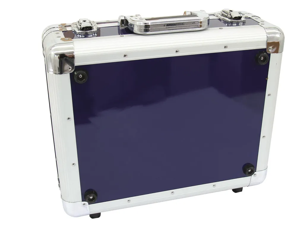 Valigetta Roadinger CD-Case ALU Blu: Protezione Premium 90 CD - 4