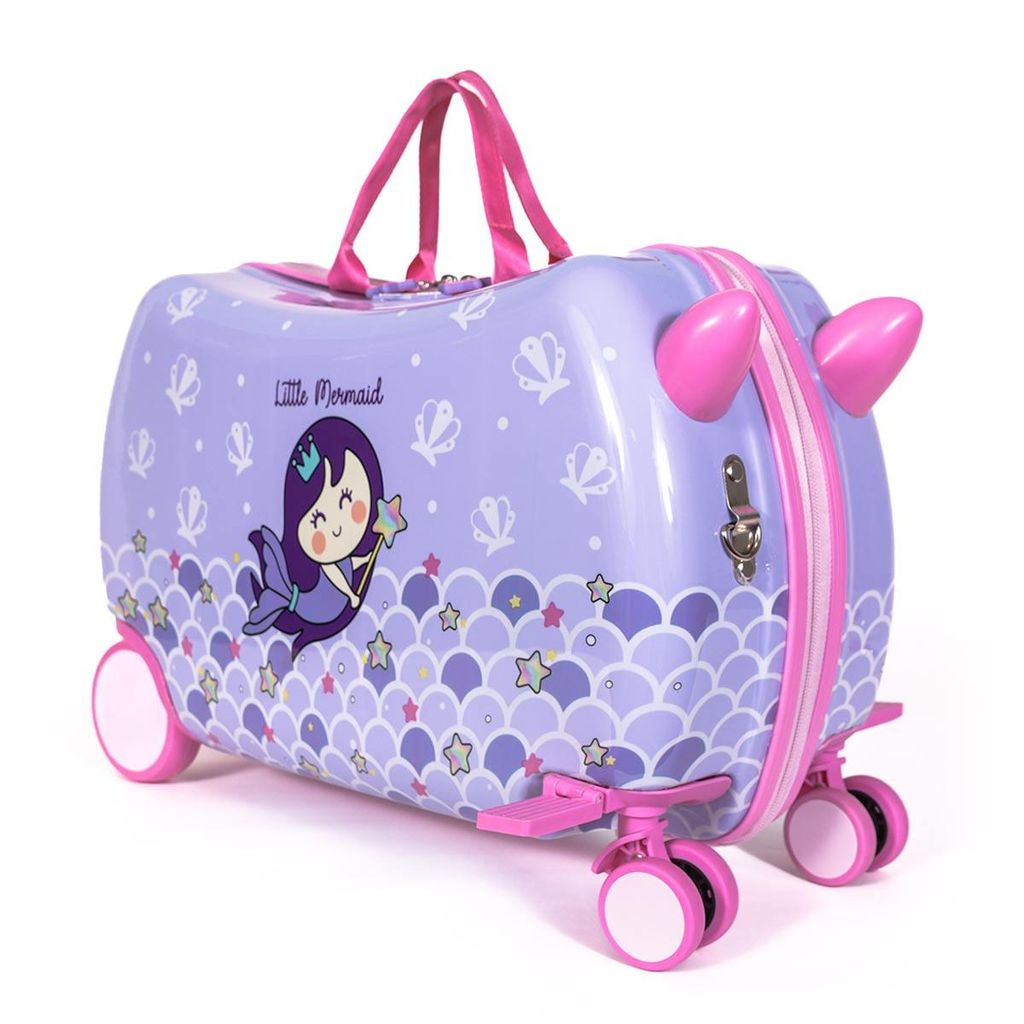 Fabrizio Valise Enfant à Roulettes Turquoise – Bagage Cabine Léger 20 L Motif Animaux – Parfait Pour Voyages