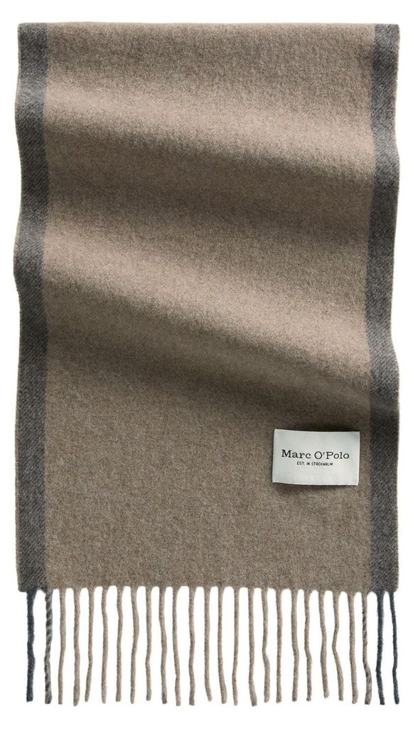 Marc O'Polo Schal Woven Scarf Charleston Gray braun Produktbild 