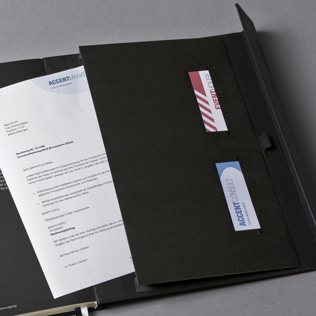 SIGEL CO151 Notizbuch Conceptum, Hardcover, ca. A4, Produktbild 