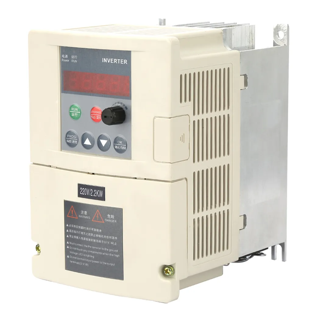 Convertisseur monophasé 2.2kW haute précision avec affichage digital - 2