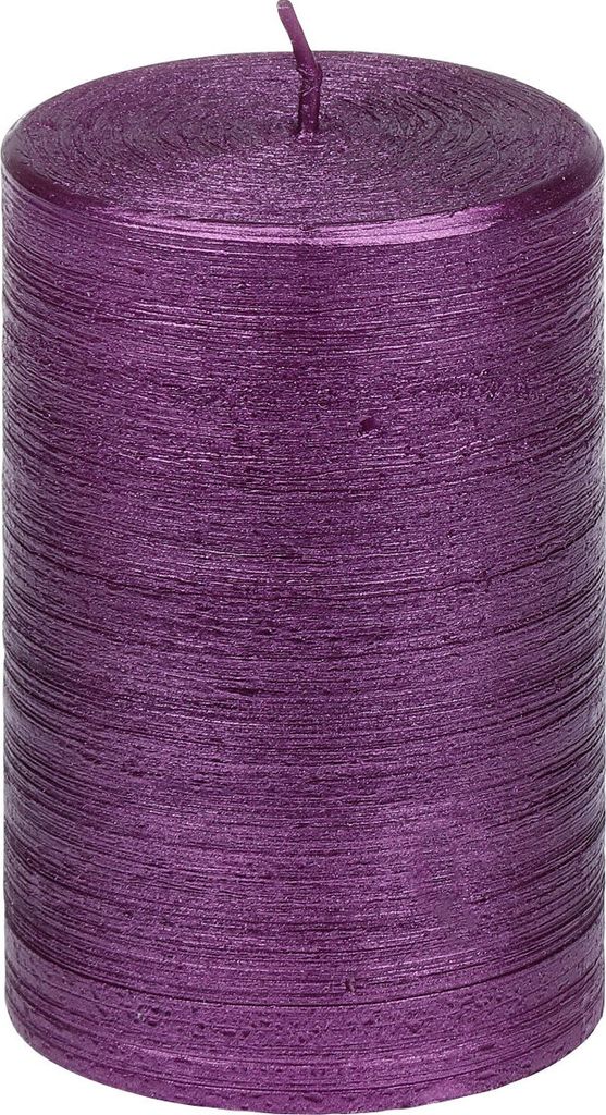 Weihnachtskerzen Stumpenkerze "Glory" Brombeer 100/68 mm Produktbild 