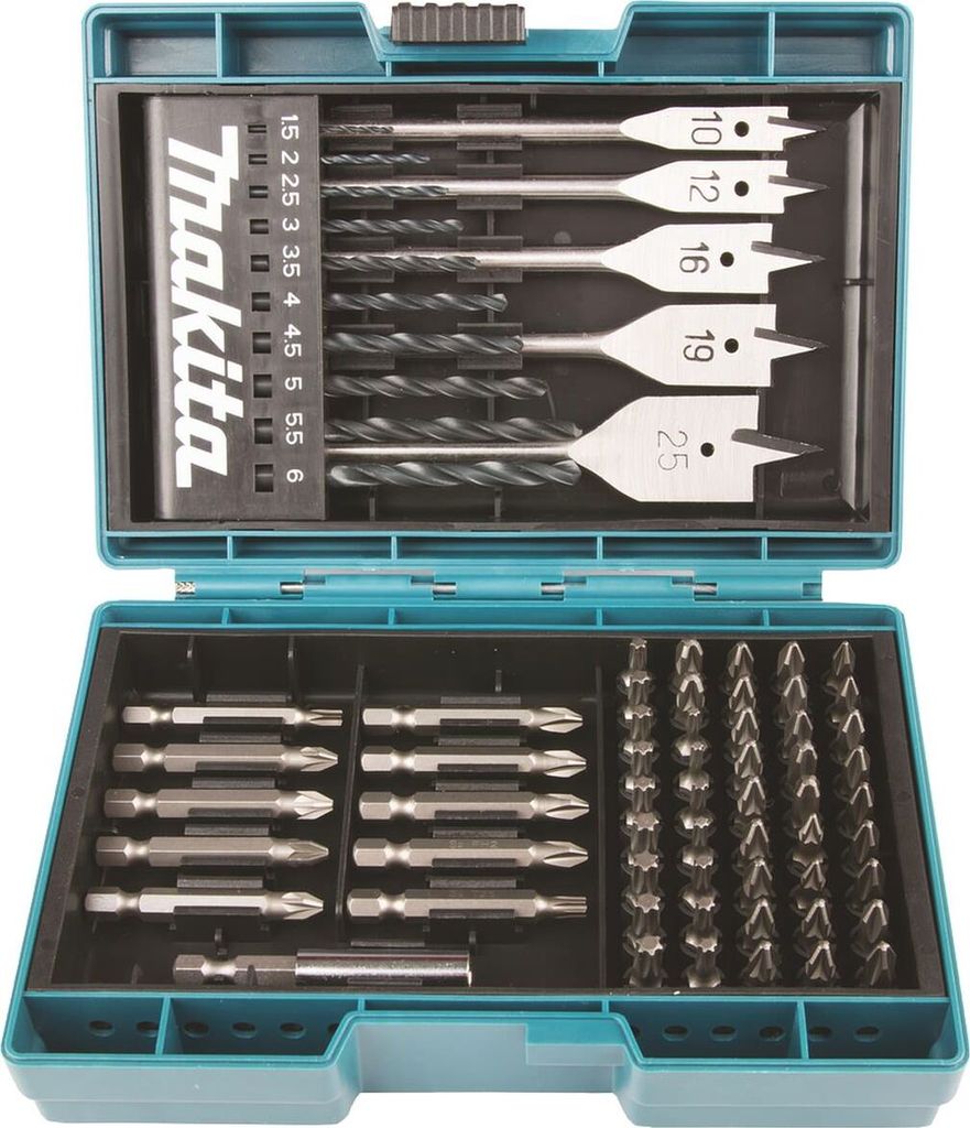 Makita Zubehör Bit-Set + Bohrer 71-teilig - B-50295