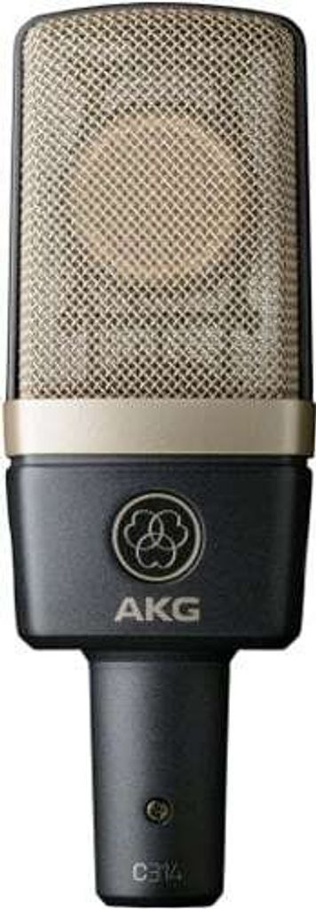 AKG C314, Studio-Mikrofon, 20 - 20000 Hz, 200 Ohm, Kabelgebunden, XLR-3, Schwarz