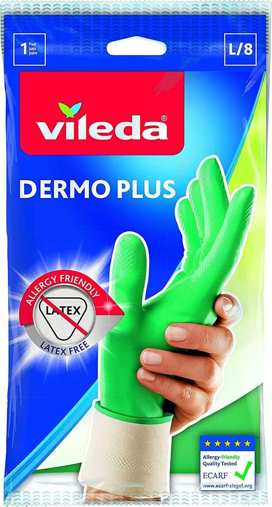 Vileda Nitrilové Rukavice Dermo Plus Veľkosť L 177722... Obrázok produktu 