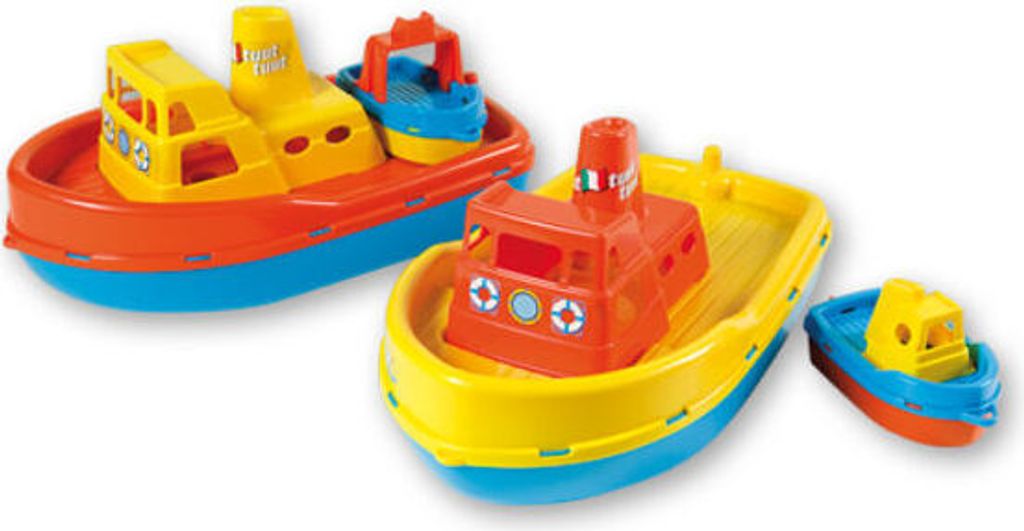 Androni Giocattoli Sleepboot met klein bootje 2ass 1221.000