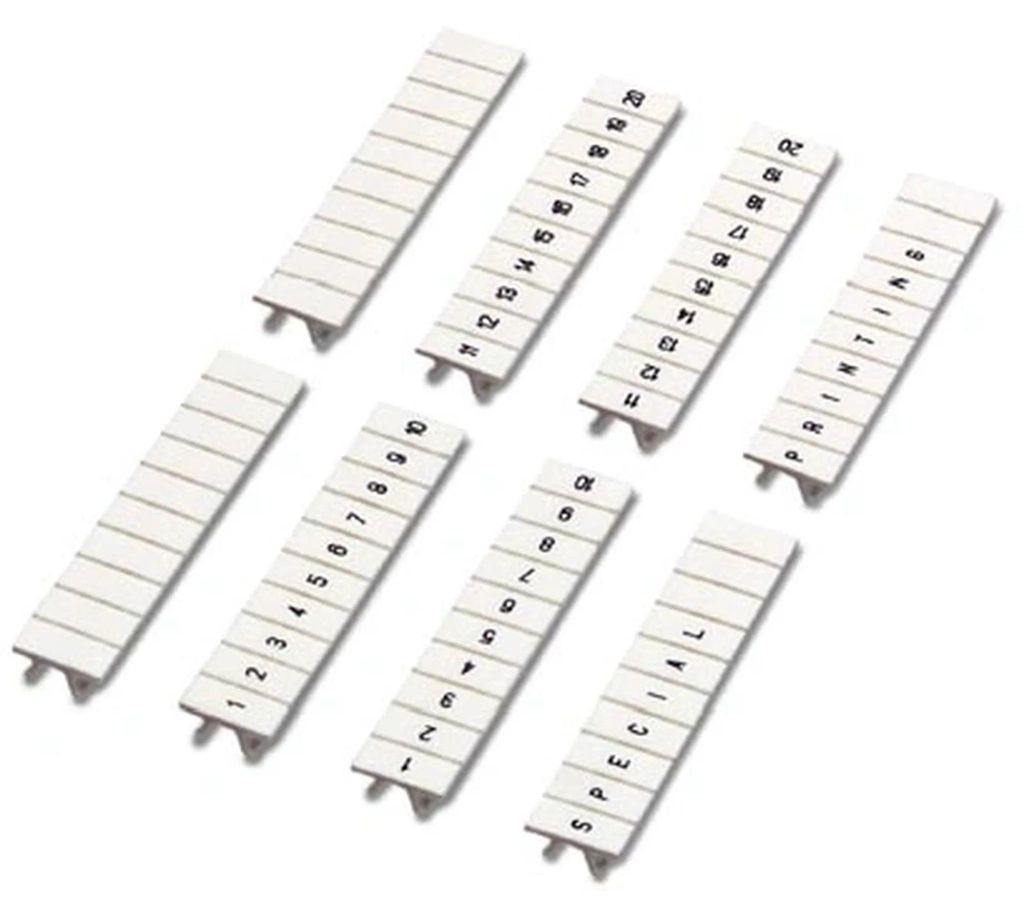 Nastro di Zack - Marcatura morsettiera 5,2 mm bianco ZB Immagine del prodotto 