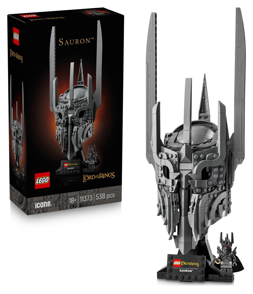 LEGO Icons Der Herr der Ringe: Saurons Helm - Modellbau für Produktbild 