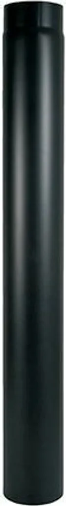 Canna Fumaria Spessore 2mm Diametro 120mm - Tubo Nero 1 Metro