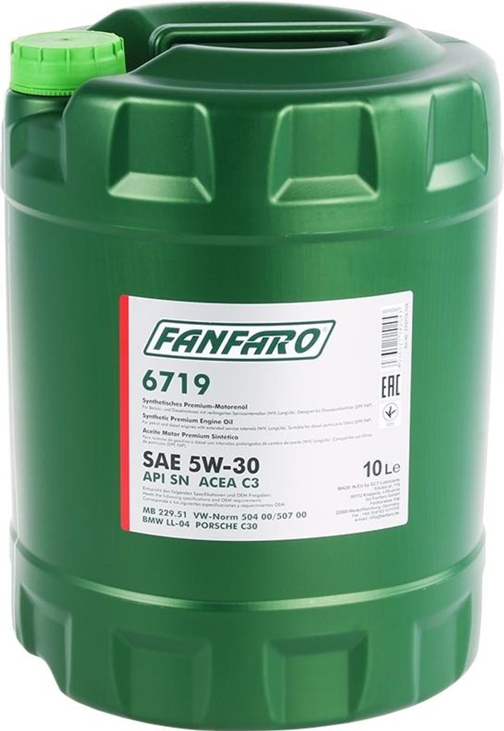 FANFARO 6719 5W-30, 10 Liter Produktbild 