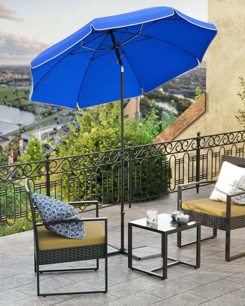 SONGMICS Sonnenschirm Ø 200 cm UPF 50+ mit Tragetasche Produktbild 