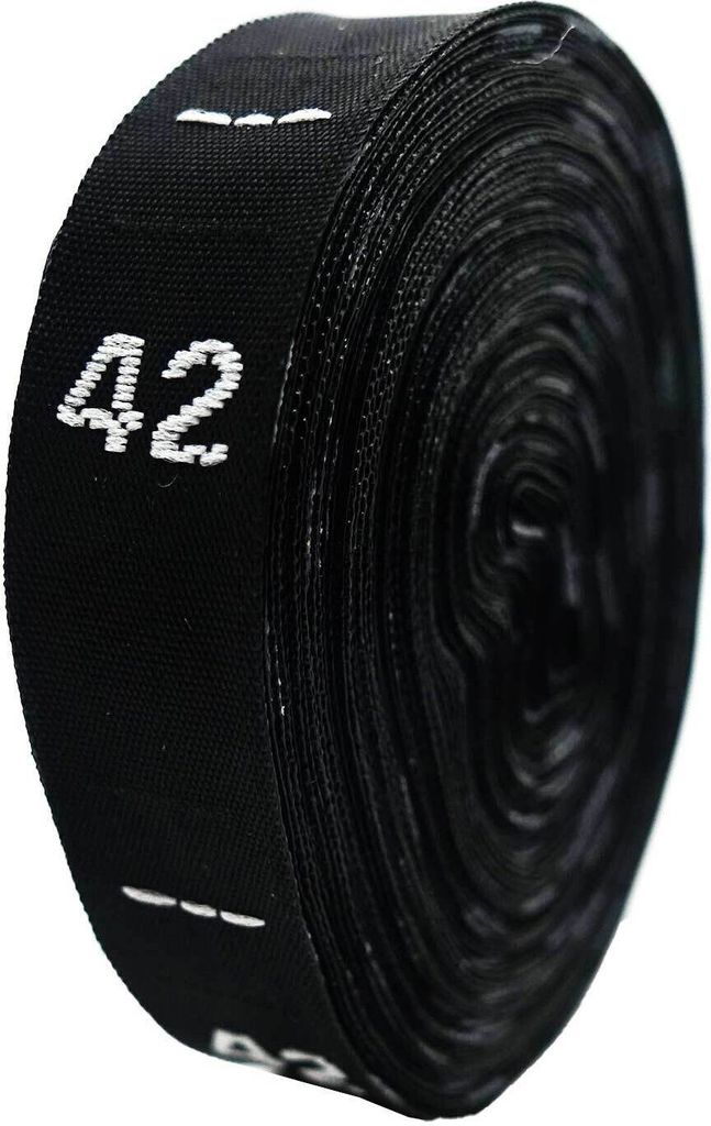 300 Größen-Etiketten Kleidergrößen Textiletiketten Labels 40x10mm Variantenwahl