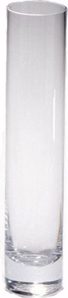 Vase En Verre Transparent - 14 Cm Diamètre X 23 Cm Hauteur - Salle à Manger
