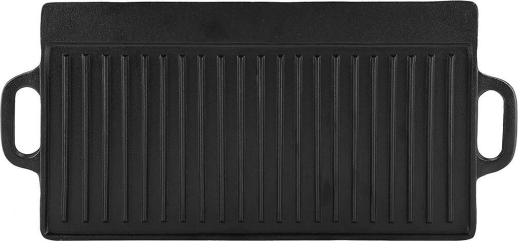 Antihaft-Gusseisen Grill Griddle Pan Ridged und flache doppelseitige Backen Backblech Backformen