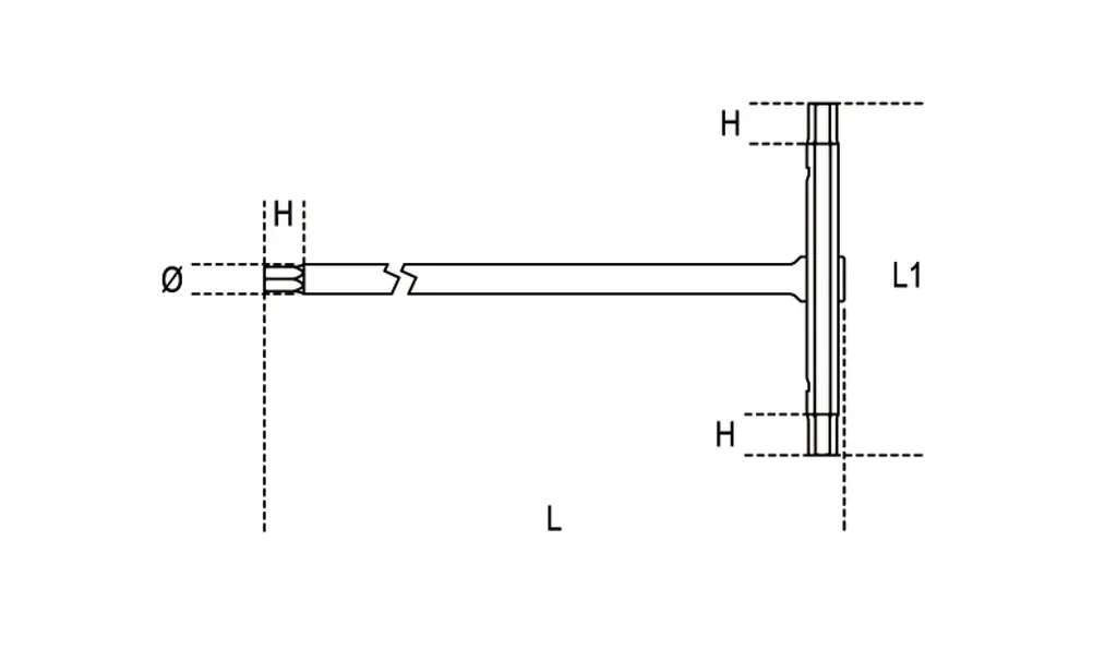 Chiave Esagonale a T Beta 96T 6mm | Utensile Professionale Meccanica