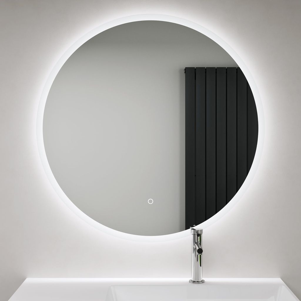 doporro® LED-Badspiegel runder Wandspiegel