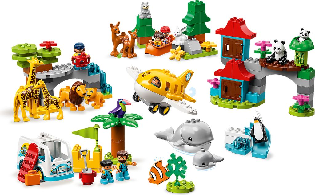 LEGO 10907 DUPLO Tiere der Welt, Tier Spielzeug für Produktbild 7