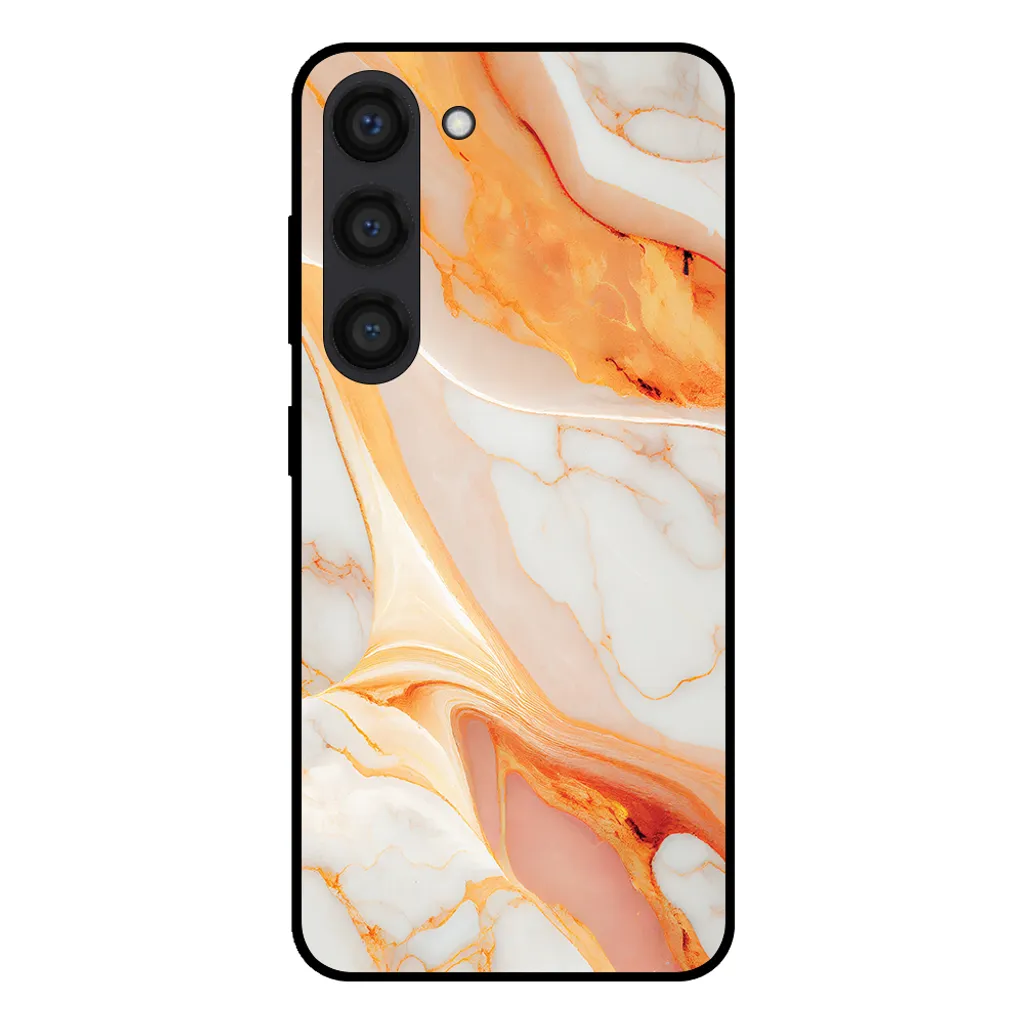 Custodia Smartphonica per Samsung S23 Arancione - Protezione per Famiglie