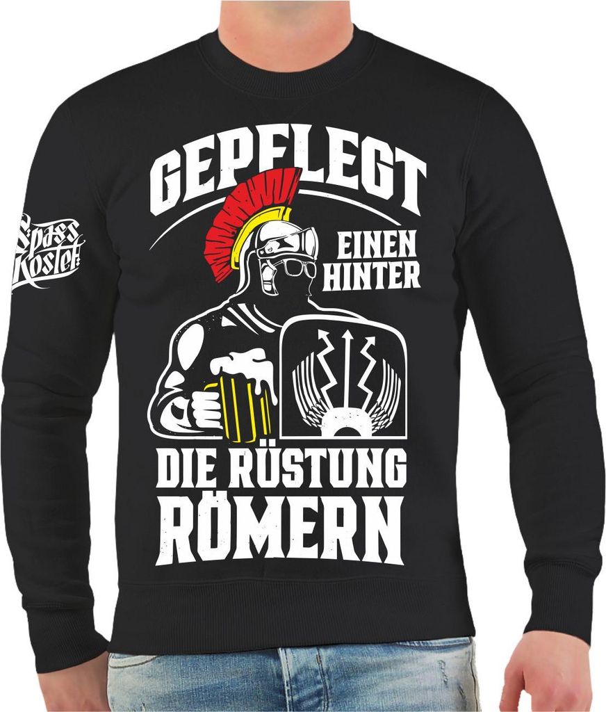Herren Sweatshirt Gepflegt einen hinter die Rüstung Römern