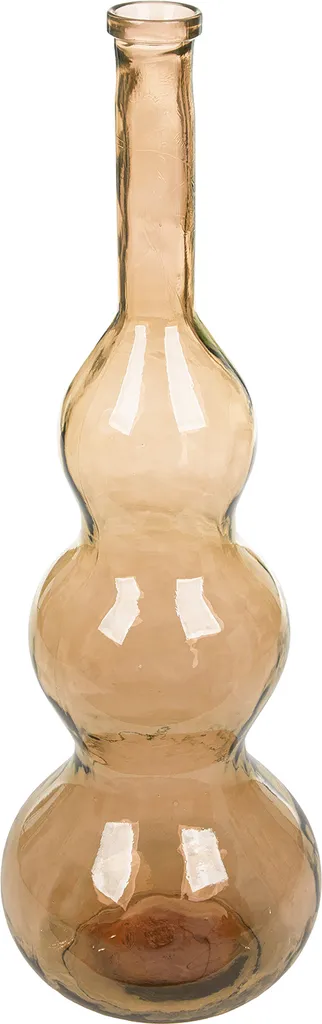 Vase boule géant en verre brun 100 cm - Design ventru Balleros Gilde