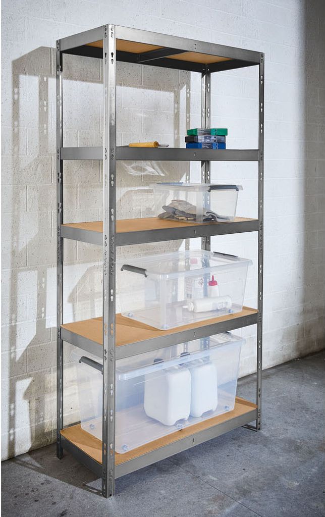 PARKSIDE® Schwerlastregal,  mit 5 Böden, 90 x 180 x 40 cm, Produktbild 3
