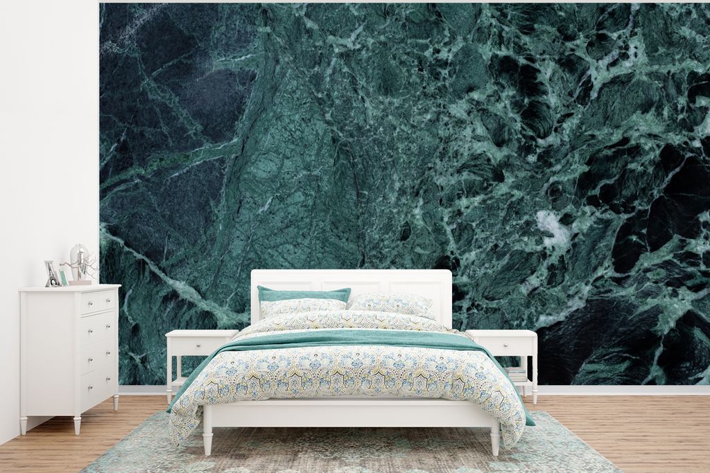 MuchoWow Fototapete für Wohnzimmer oder Schlafzimmer Wandtapete Vinyl Motivtapete Marmor - Stein - Textur - Marmoroptik - Design - 350x260 cm - ...