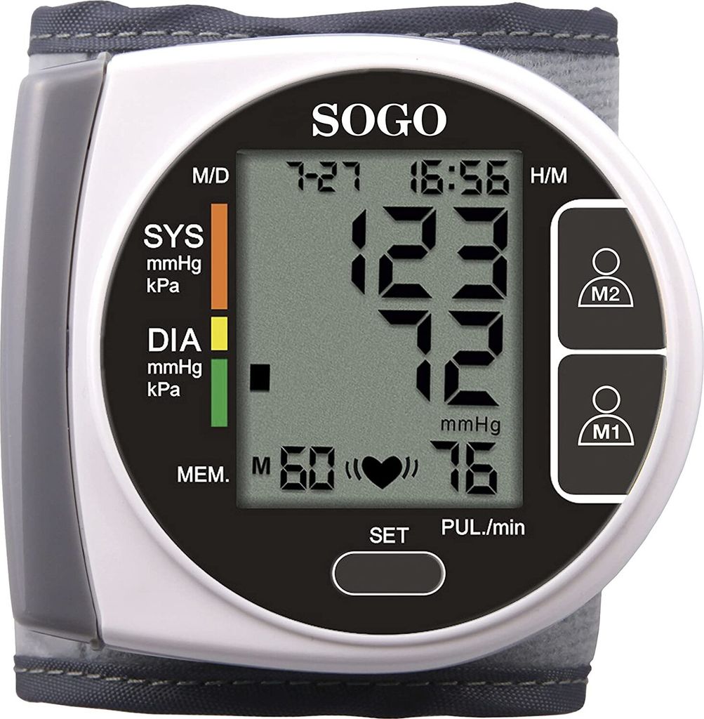 Sogo ss-14020 vollautomatisches Blutdruckmessgerät für das Handgelenk