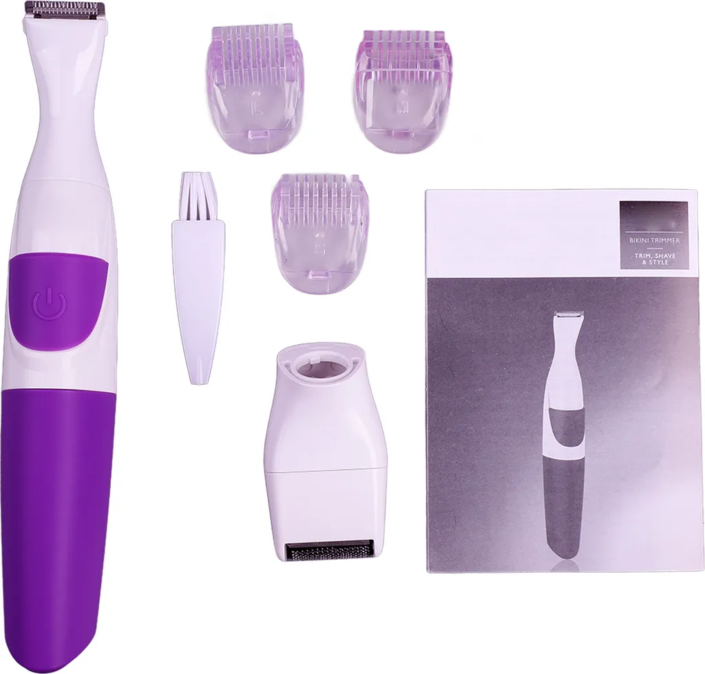 Épilateur électrique anti irritation femme pour zones sensibles violet