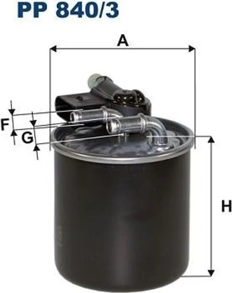 Filtre à carburant FILTRON PP 840/3 : Finis les injecteurs encrassés