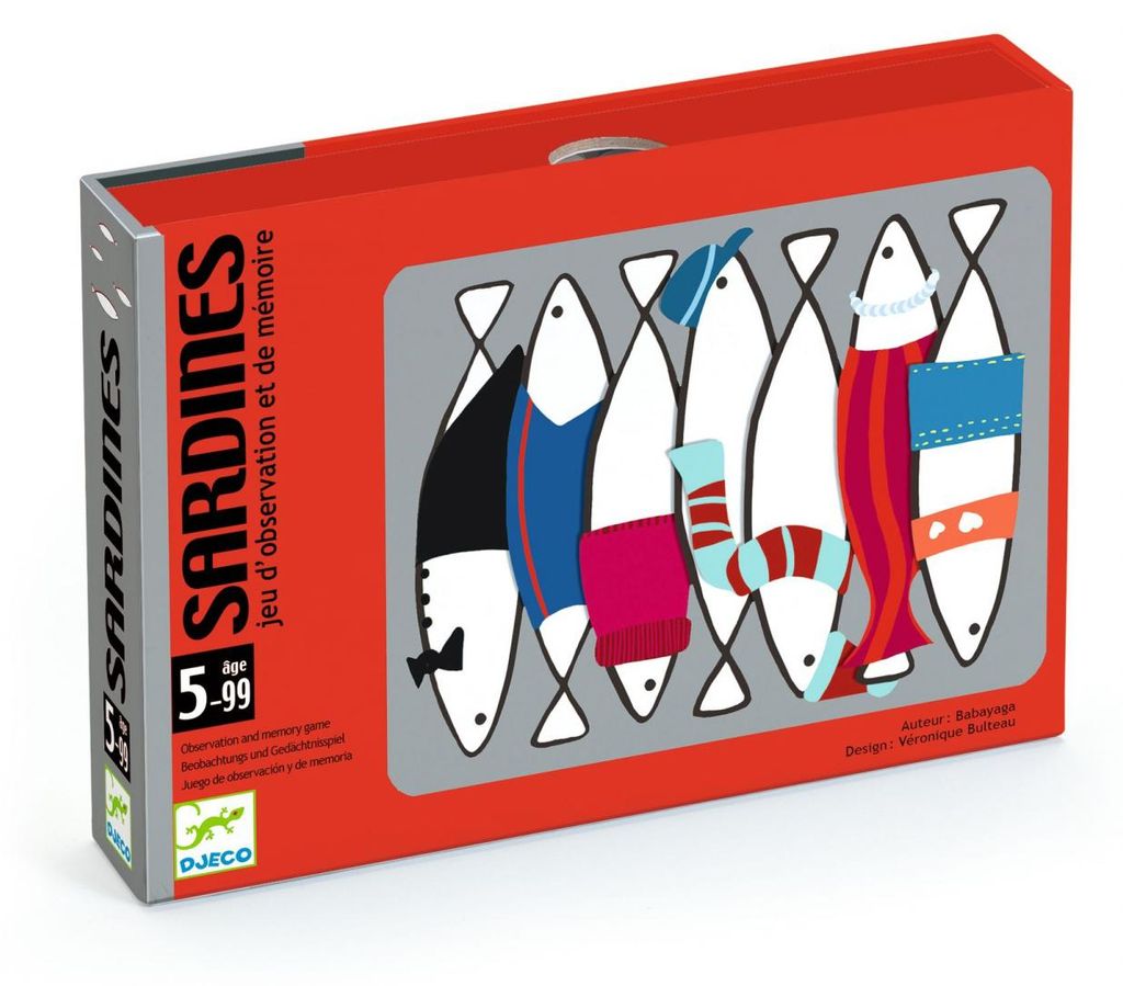 Jeu de cartes Sardines, Djeco Image du produit 