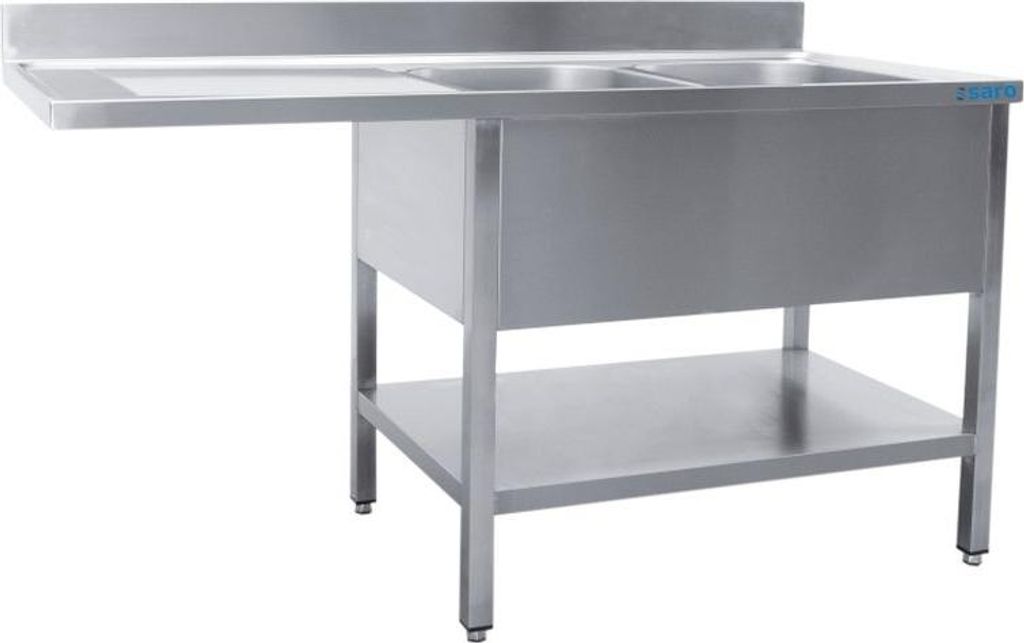 SARO Spülcenter 2 Becken rechts - B 1800 x T 700 mm Produktbild 