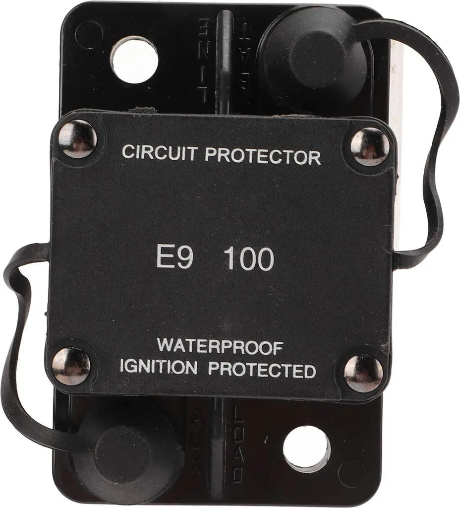 Disjoncteur étanche IP67 100A 32V à réinitialisation automatique pro