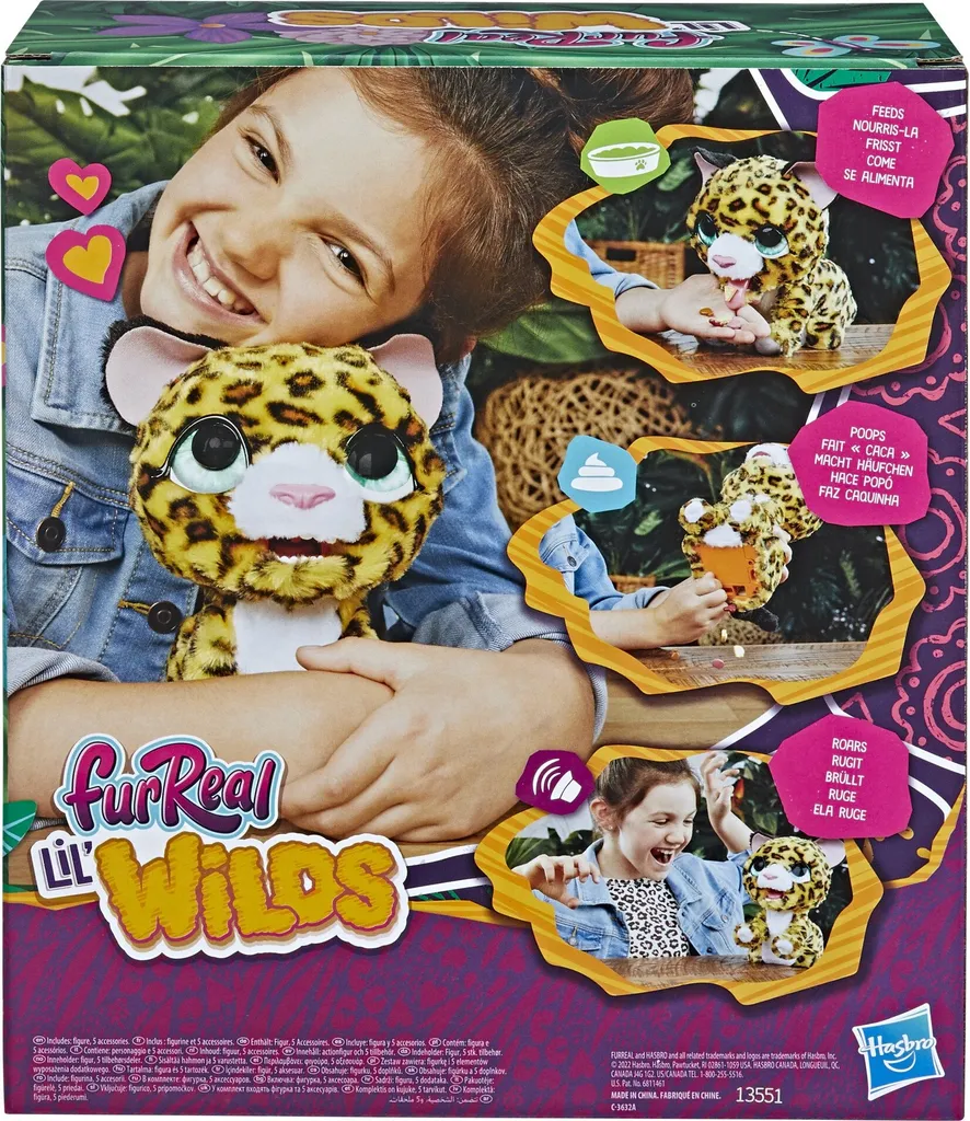 Peluche Interactive Lolly Leopardin Lil' Wilds Animale Électronique