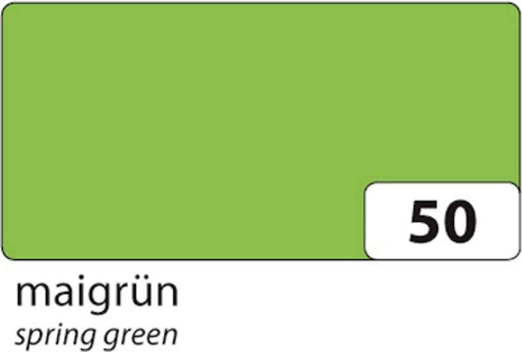 folia Tonkarton 220g/m², 50x70 cm, maigrün (25 Bogen)