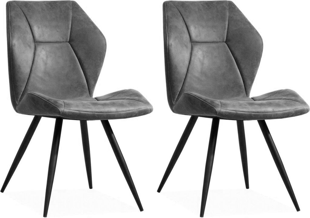 Tesla-Stuhl – Steel – Set mit 2 Stühlen